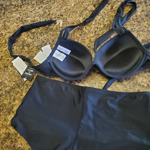 NWT black pushup bikini boyshorts - Picture 5 of 5